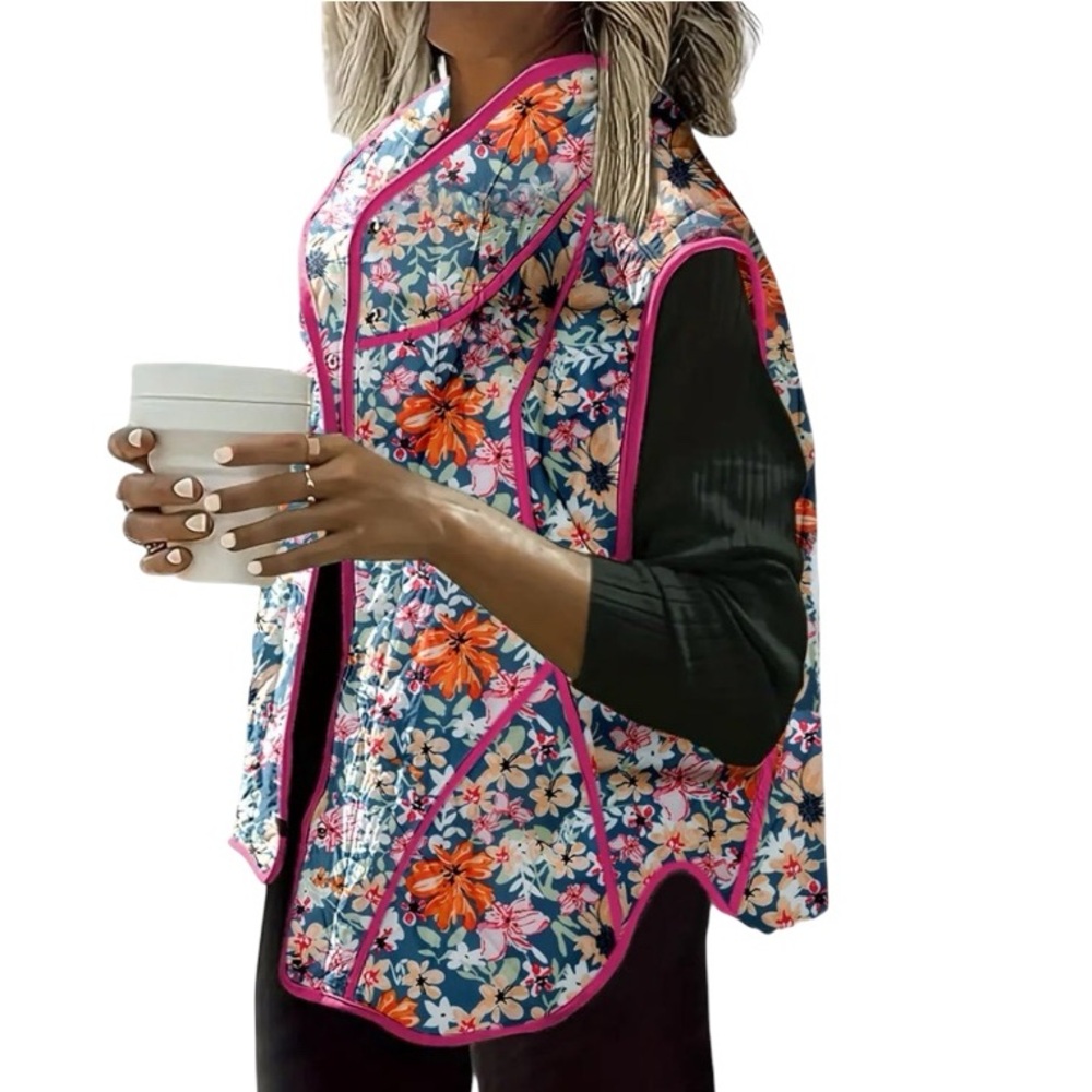 ✨BNWT - Dokotoo Quilted Vest Lightweight Button Down Puffer Vest - size 2XL✨